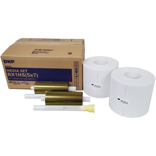 DNP 5 x 7' Media Set for DS-RX1HS & RX1 Printers (2 Rolls)