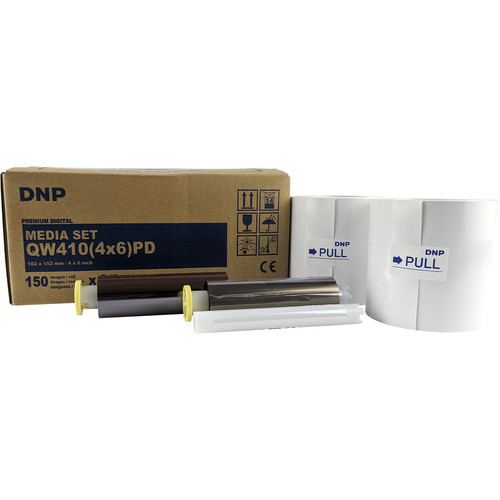 DNP DP-QW410 4x6” Printer Media – 2 Rolls (300 total prints)