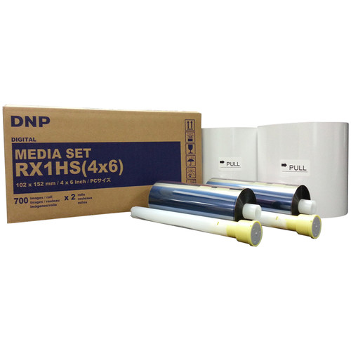 DNP 4 x 6' Media Set for DS-RX1HS & RX1 Printers (2 Rolls)
