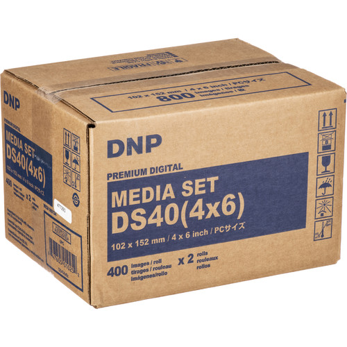 DNP Print Pack for DS40 Printer (4 x 6', 2-Pack)