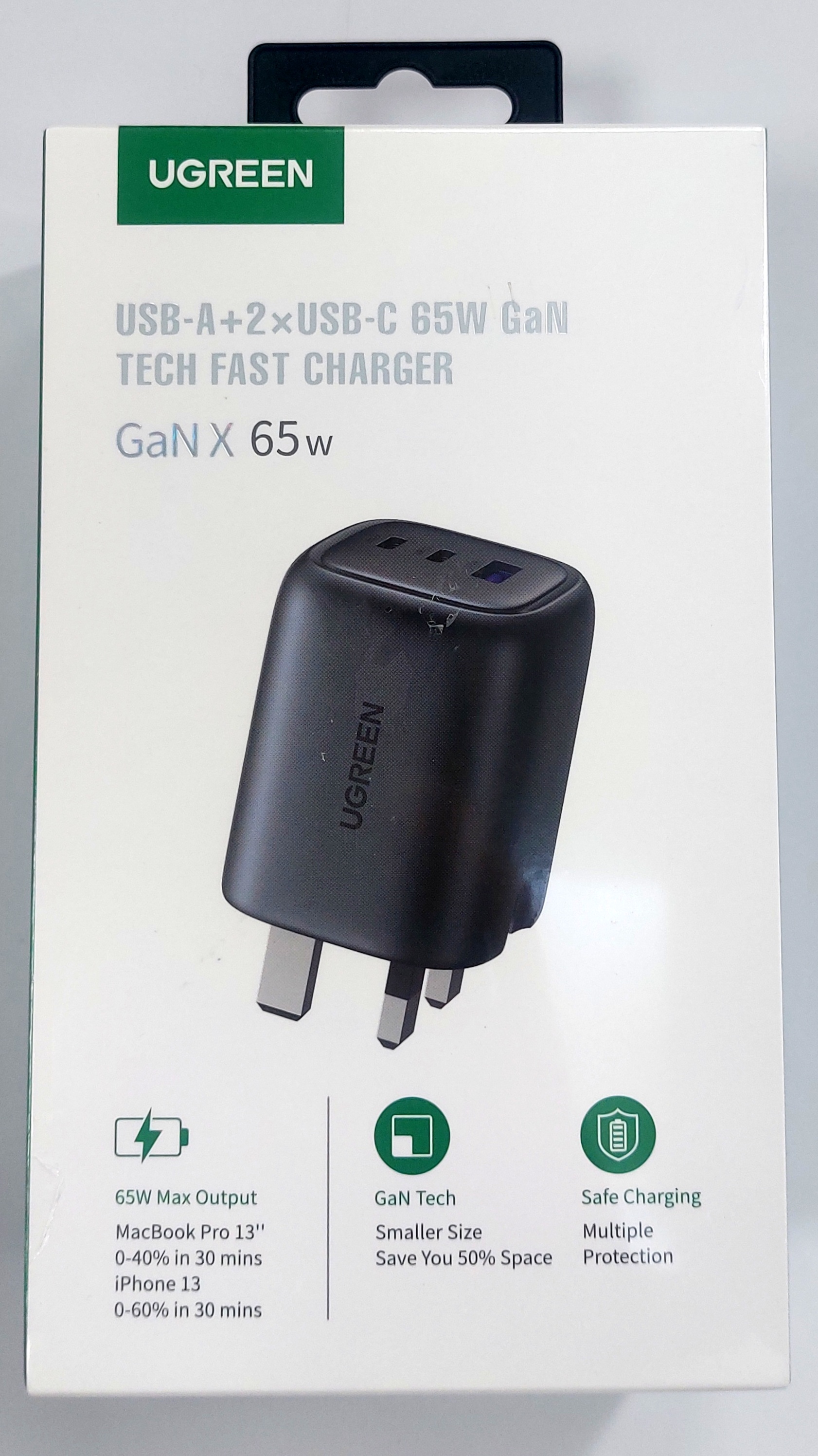 Ugreen 65W USB C Charger with 3-Ports – UGREEN